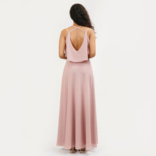 Load image into Gallery viewer, Frill Open Back Evening Gown
