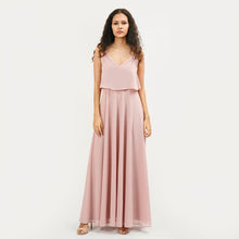 Load image into Gallery viewer, Frill Open Back Evening Gown
