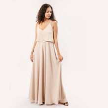 Load image into Gallery viewer, Frill Open Back Evening Gown
