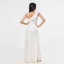 Load image into Gallery viewer, One Sided Frill Top Evening Gown w/o Slit
